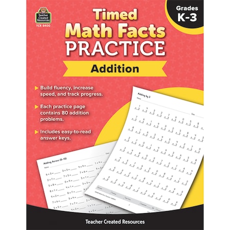 Timed Math Facts Practice - Addition